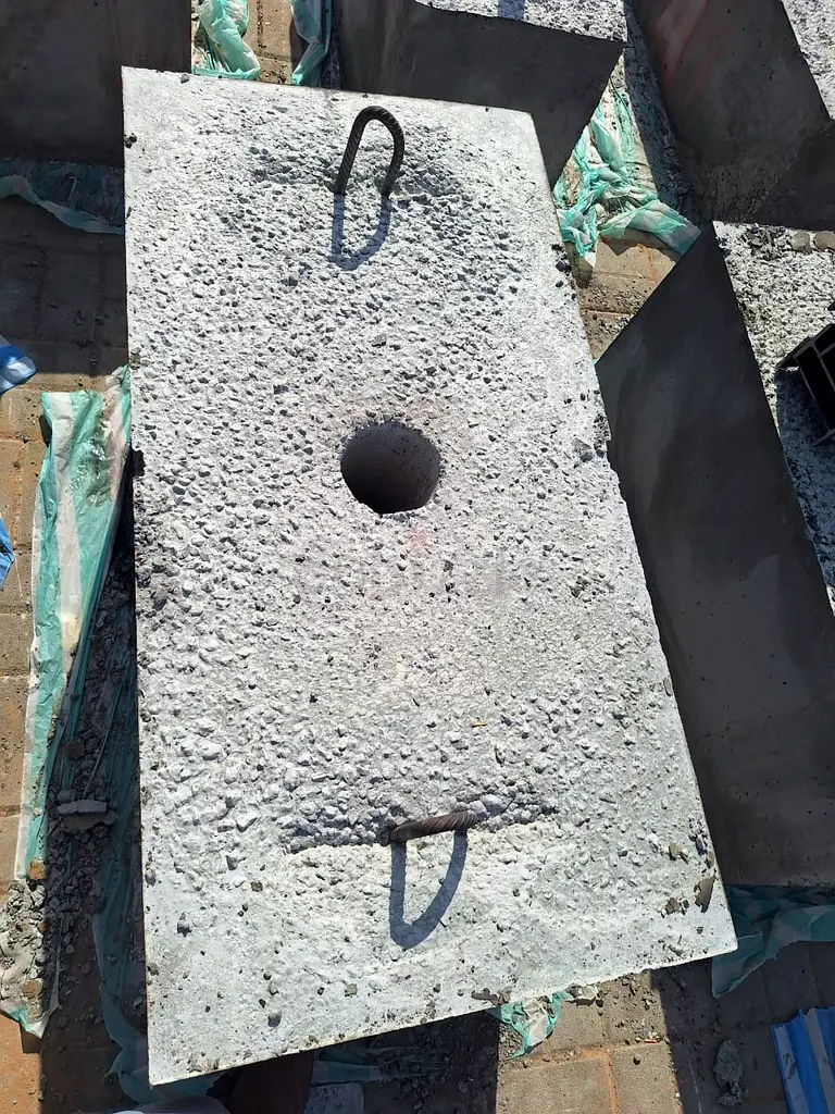 Fabrication of Construction Site Signboard, Concrete Foundation