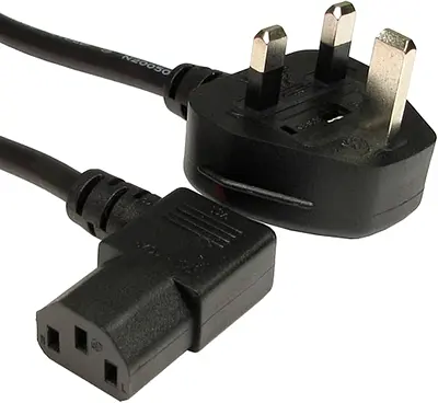 POWER CABLE - PC MONITOR KETTLE LCD TV LEAD - 3 PIN