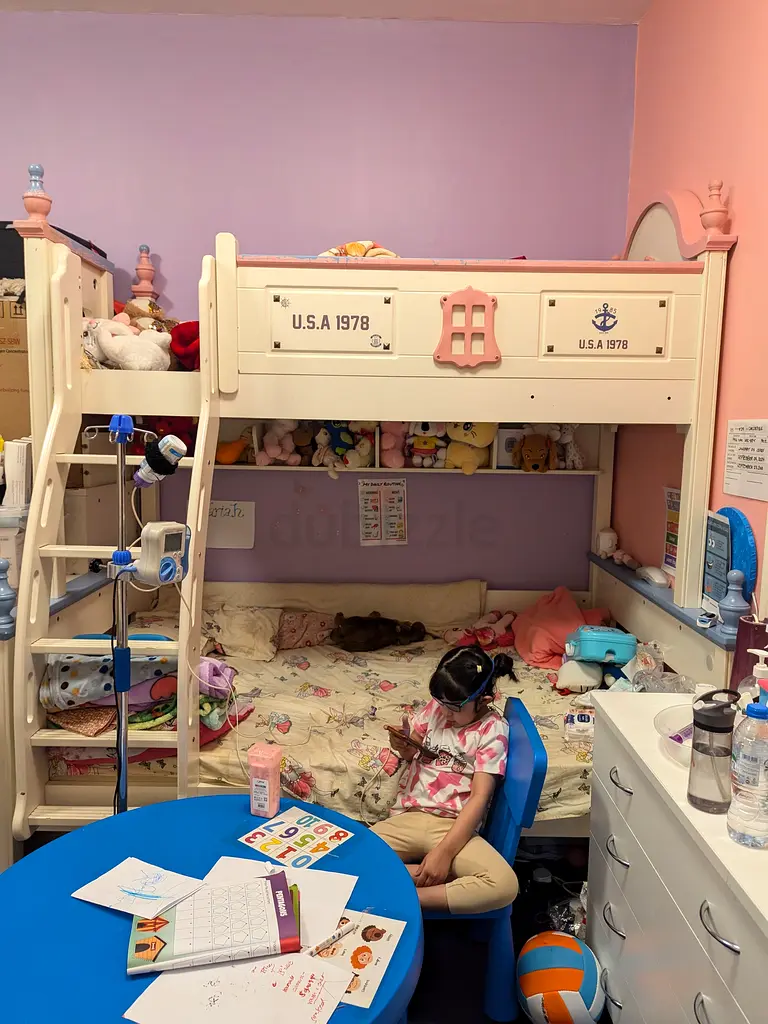 Bunk bed with slide
