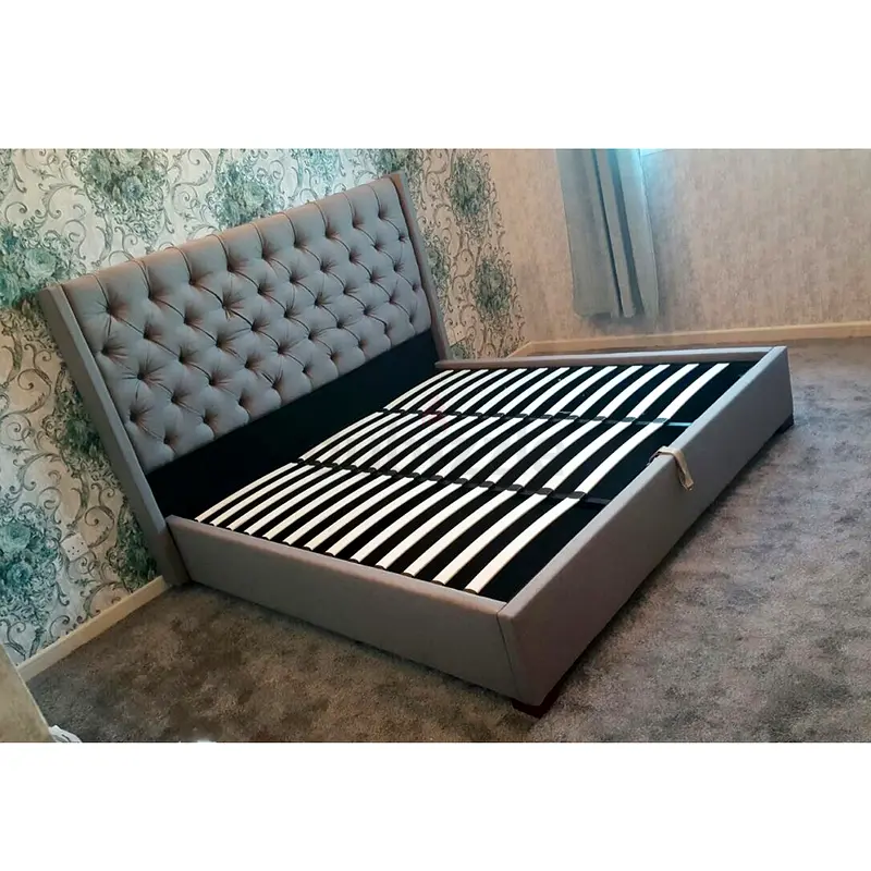 Chesterfield Fabric storage Bed