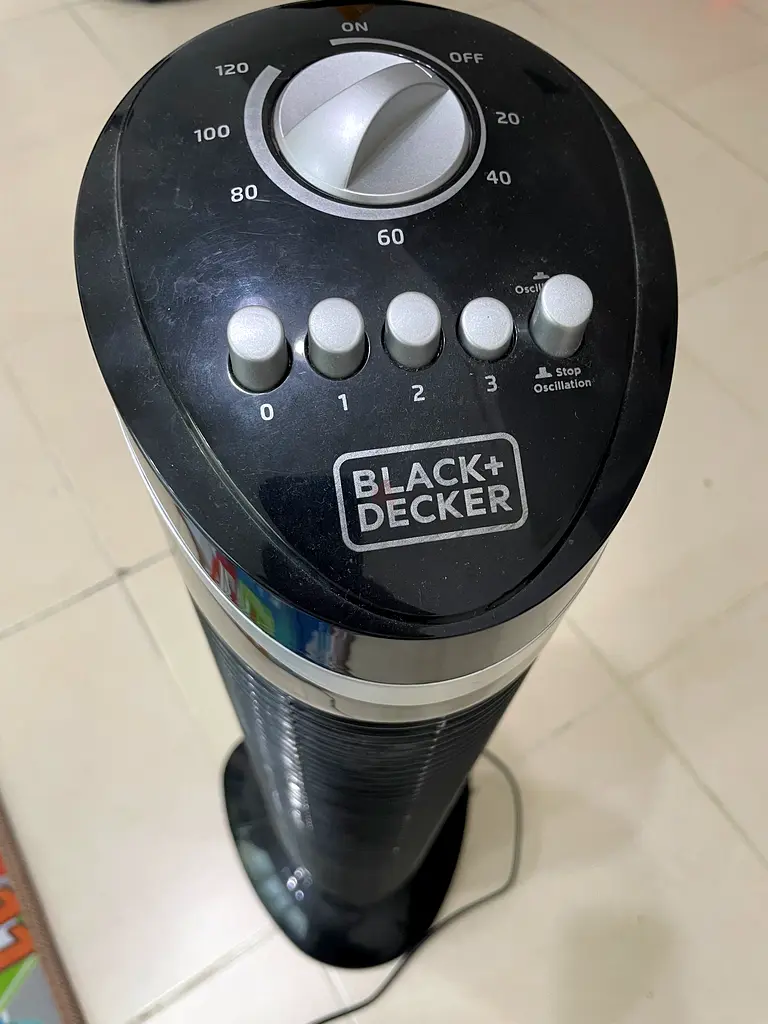 Black Decker Tower fan