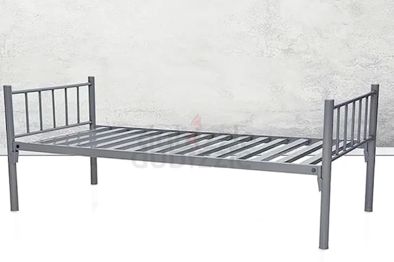 Single bed without mattress