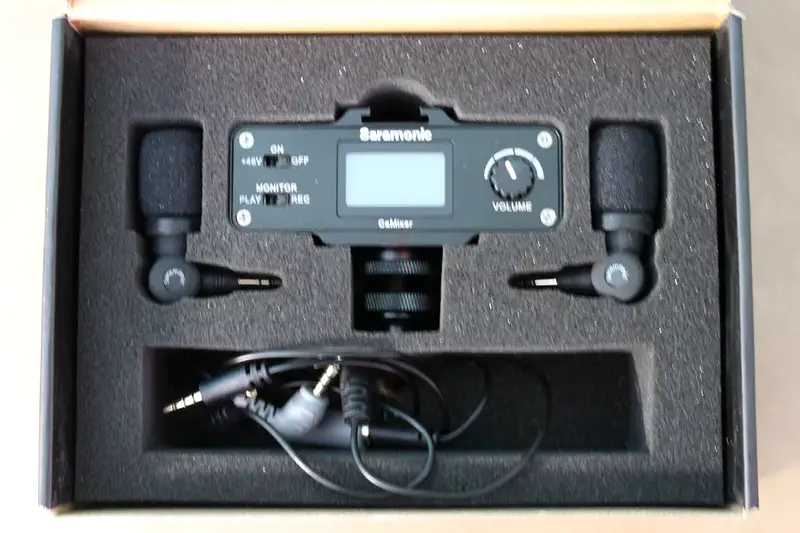 Saramonic 3.5mm Audio input Mini Preamp Audio Mixer Kit