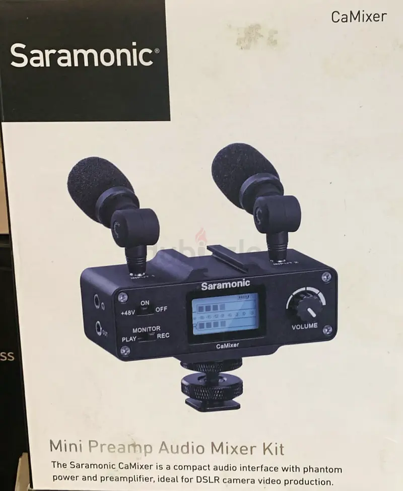 Saramonic 3.5mm Audio input Mini Preamp Audio Mixer Kit