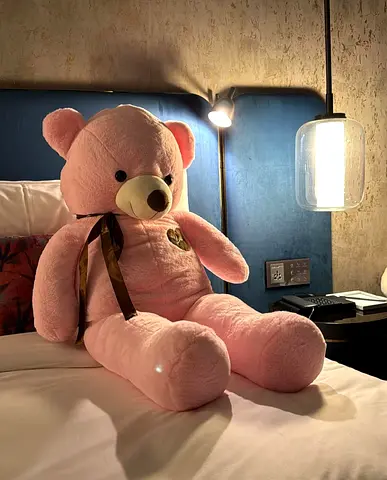 Teddy bear pink 100cm