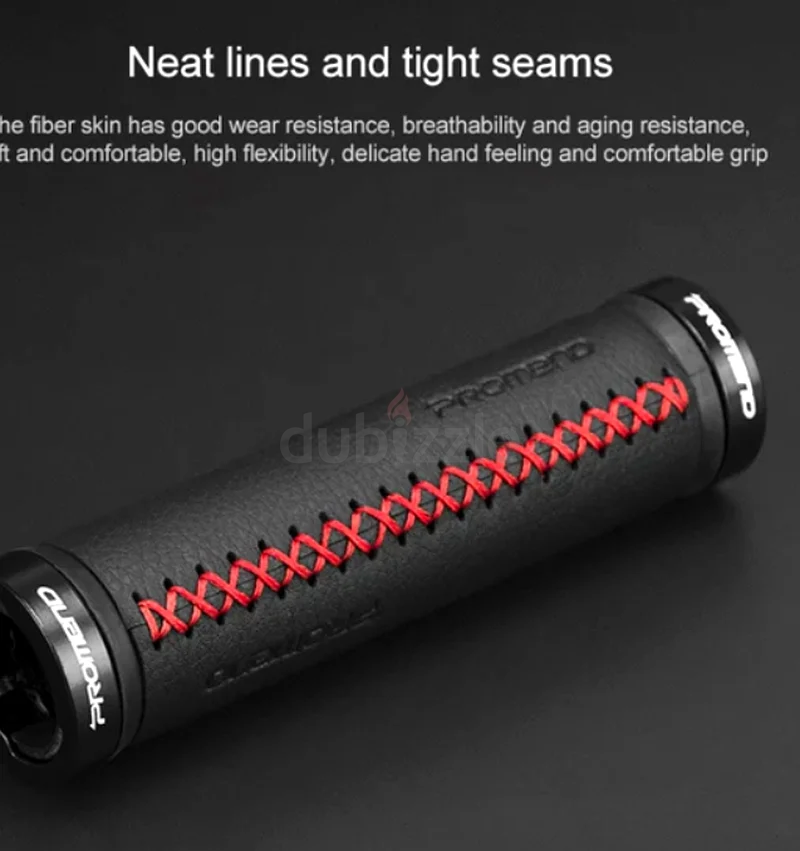 PROMEND GR-501 1 Pair Microfiber Leather Mountain Bicycle Grips Cover(Black Black)63246247389057111