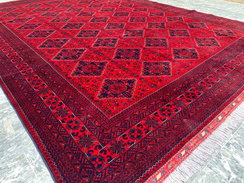 3x4m | new Handmade Beautiful Afghan Turkmen Biljik Carpet63209348274561114