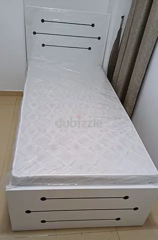 MDF single bed size 90x190