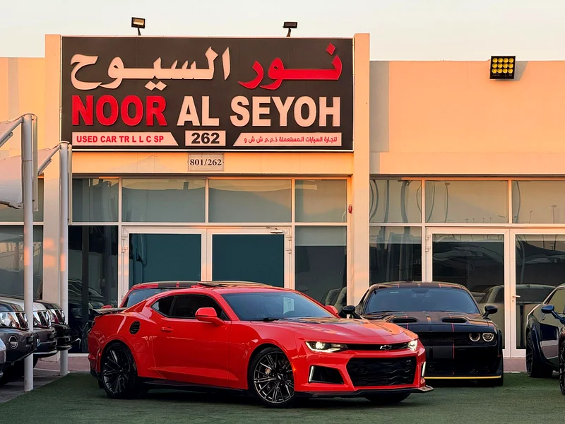 CHEVROLET CAMARO ZL1 GCC 2019 FULL OPTION ORIGINAL PAINT PERFECT CONDITION FULL SERVICE HISTORY63153227513217114