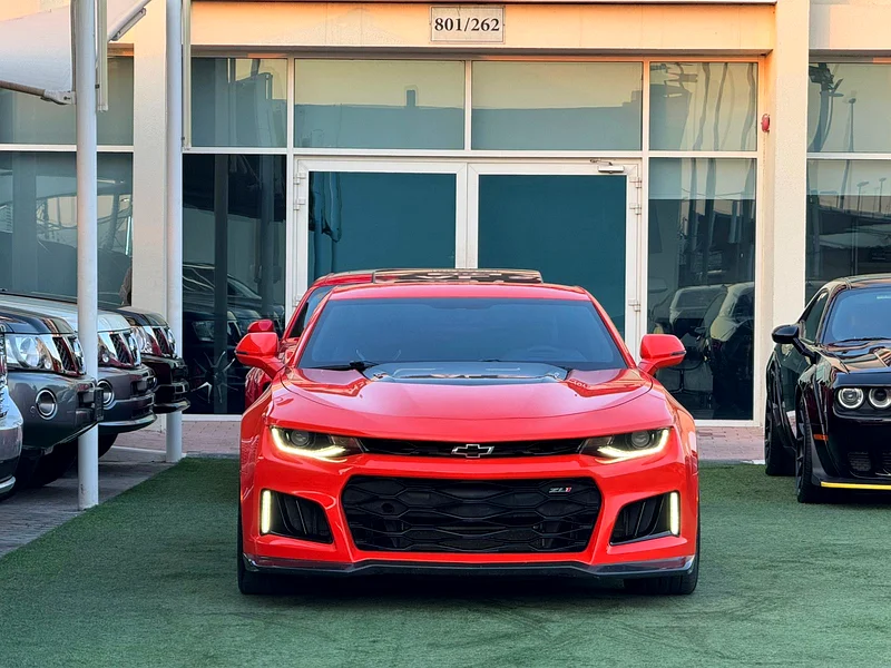 CHEVROLET CAMARO ZL1 GCC 2019 FULL OPTION ORIGINAL PAINT PERFECT CONDITION FULL SERVICE HISTORY63153227513217112