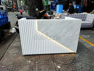 Office Reception Desk Counter Custom Made