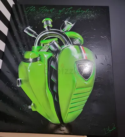 Painting Heart of Lamborghini for urgent sale