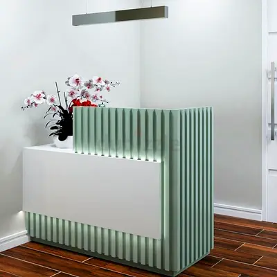 Luxury Reception Desk Counter Custom Made