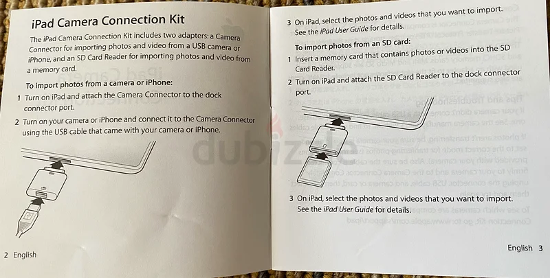 iPad Camera Connection Kit63256597453954112