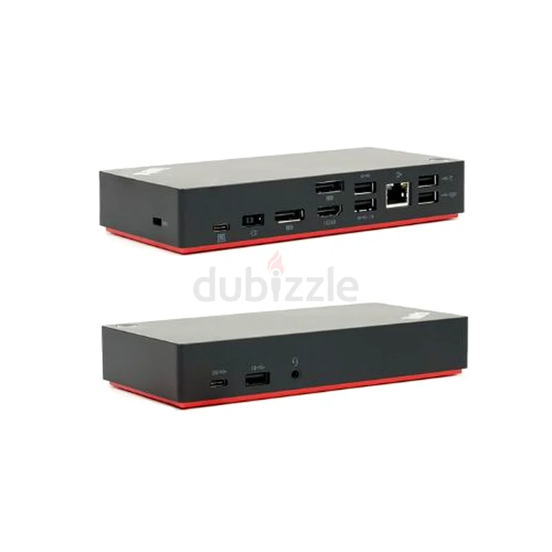 .Lenovo ThinkPad (40AY) دعم مرفق USB C عالمي لتوسيع 3 شاشات، طاقة دخل 90 واط، محطة ربط63166654049795113