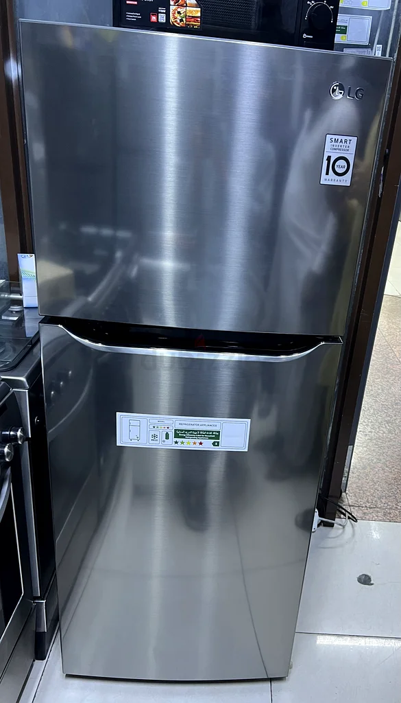 LG Top Mount Double Door Refrigerator Inverter Compressor C345SLBB FREE