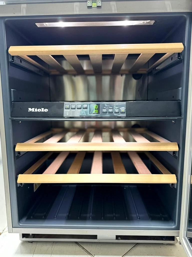Miele latest model 40 bottle wine fridge dual temperature builtin