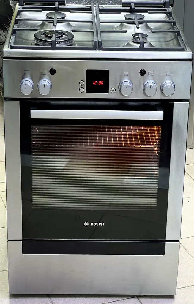Bosch stove full gas top 4 burner 60×60 cm