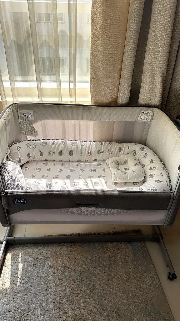 Baby Crib With Bed in good condition.