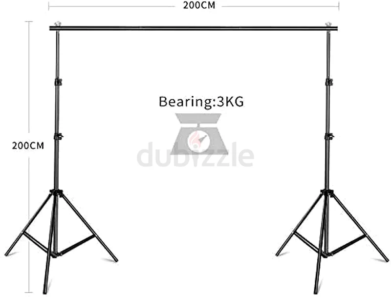 Andoer Photography Soft Lighting Kit with Studio Backdrop (no cloth)63172677046913111