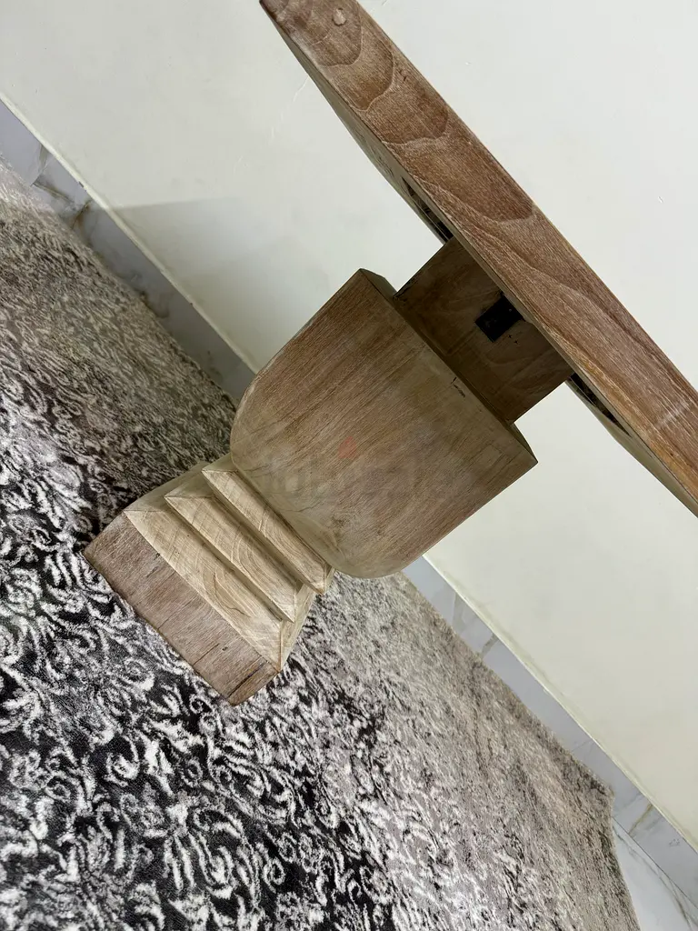 Solid Wood Vintage Side Table