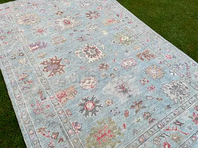 178 x 263 cm | New Handmade Beautiful Oushak Carpet