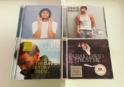 4 Craig David Music CD’s
