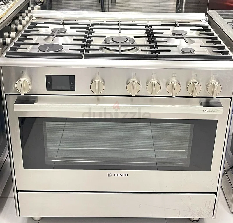 Bosch series 6 Top Gas oven electric cooker 90 by 60cm