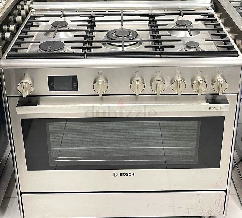 Bosch series 6 Top Gas oven electric cooker 90 by 60cm