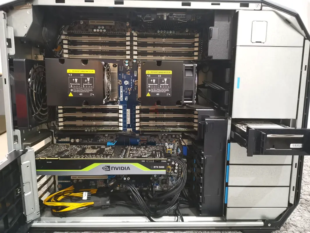 Z8 work station G4 + Nvidea GFX Card A5000