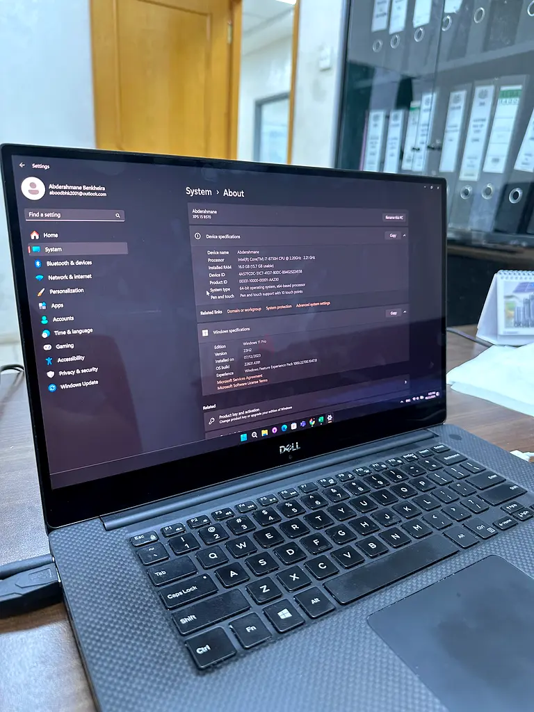 Laptob Dell XPS 15 957063255527479297112
