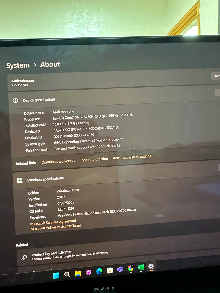 Laptob Dell XPS 15 957063255527479297113