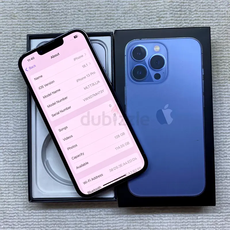 آيفون 13 برو 128 جيجابايت