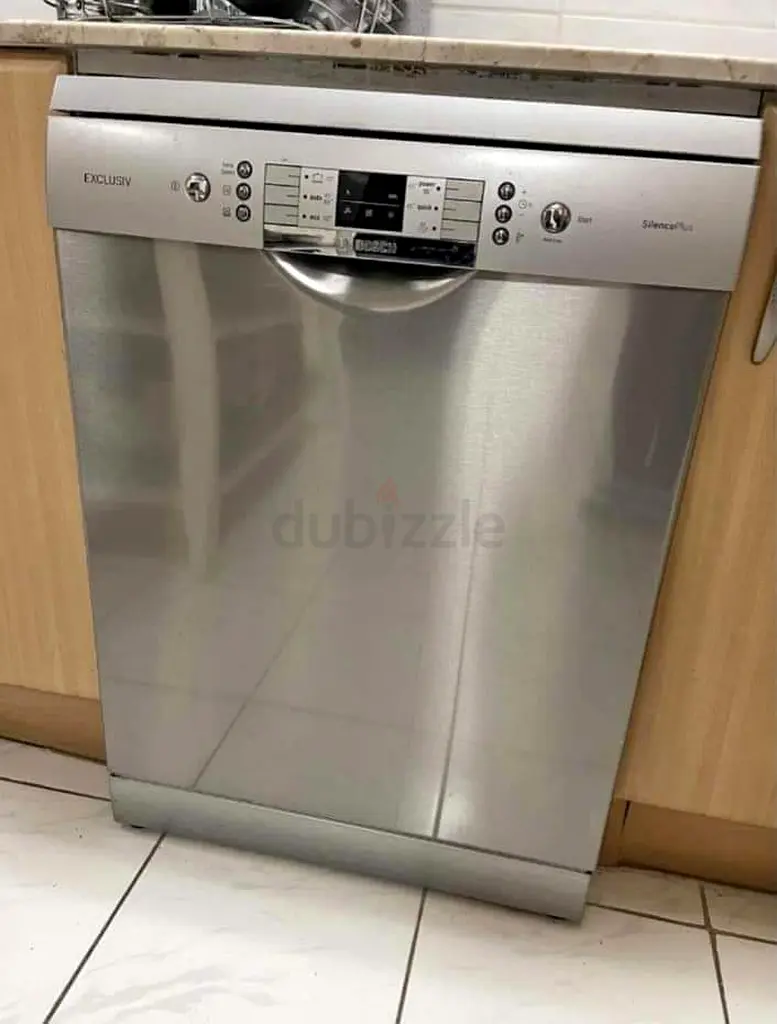 Bosch dishwasher in stainless steel with 3 rack | dubizzle