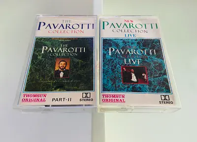 2 Pavarotti Music Cassettes