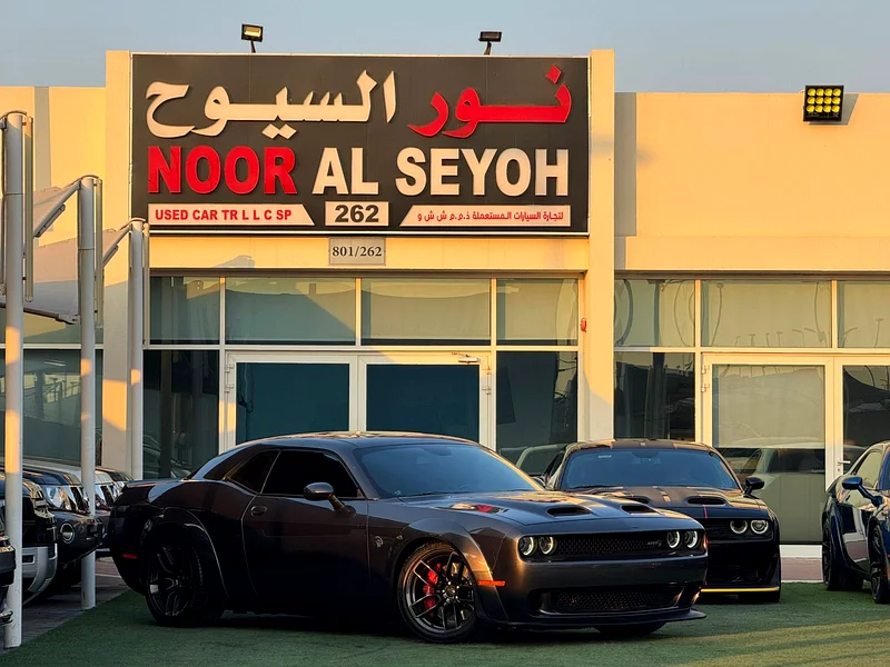 DODGE CHALLENGER SRT HELLCAT WIDE BODY 717 HP 2019 GCC FULL SERVICE HISTORY632238163566101120
