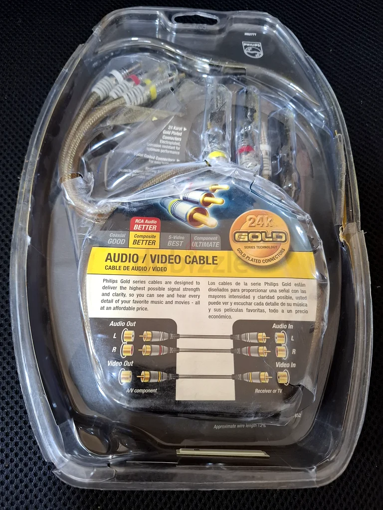 PHILIPS High quality Stereo Audio video cable63263526217473113