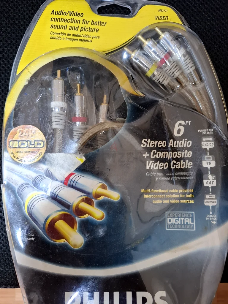 PHILIPS High quality Stereo Audio video cable63263526217473111