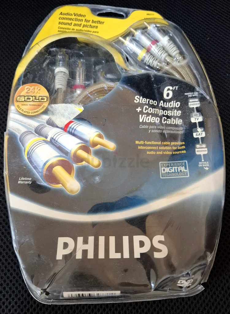 PHILIPS High quality Stereo Audio video cable63263526217473112