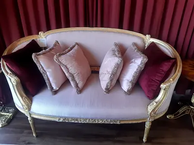 Pink sofa for living room