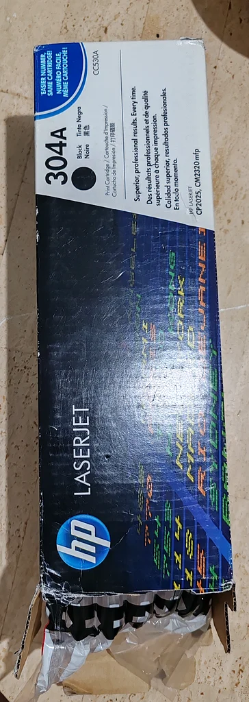 HP 304A LaserJet Toner Cartridge Black632576242944031121