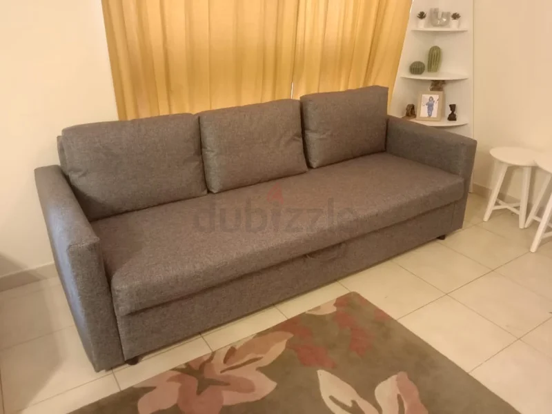 IKEA sofa cum bed 3 seater with big storage dubizzle