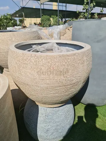 Artificial look Fiber pots