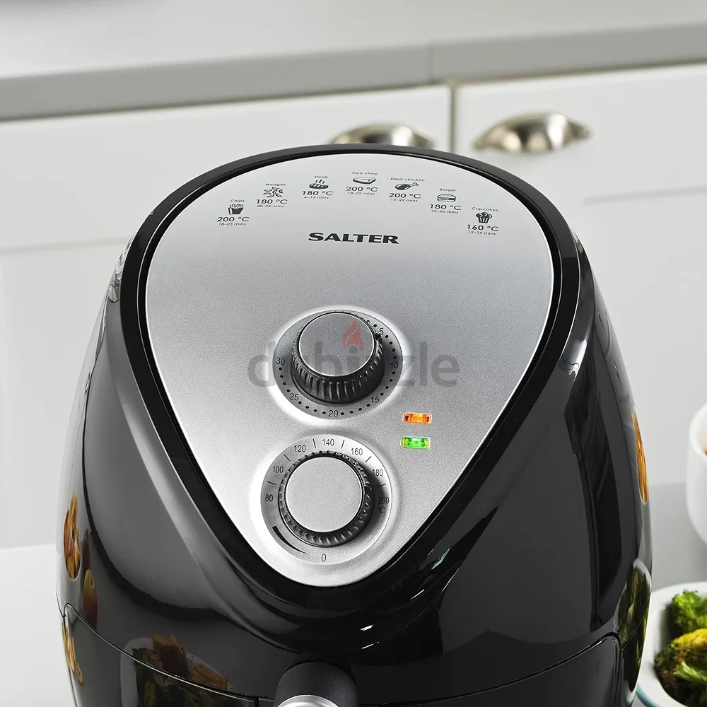 Salter EK2818 3.2L Air Fryer - Hot Air Circulation, Removable Non-Stick ...