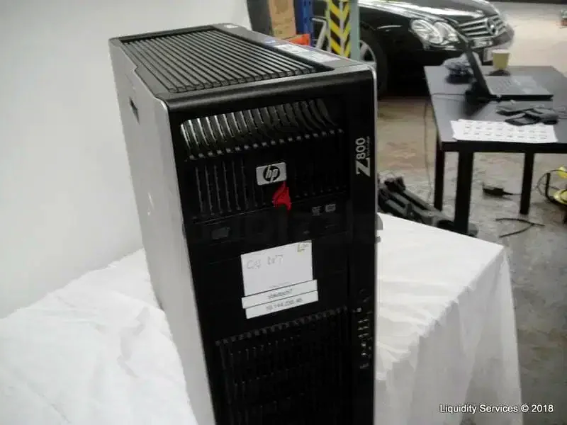 محطة عمل HP Z800 بذاكرة وصول عشوائي سعة 128 جيجابايت، معالج مزدوج Intel Xeon X5650 بسرعة 24 كور، بطاقة شاشة NVIDIA Quadro M2000 بذاكرة 4 جيجابايت DDR562931665961986111