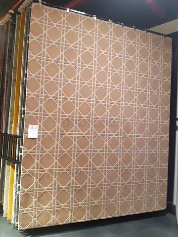 Hand tufted rug beige and off white color