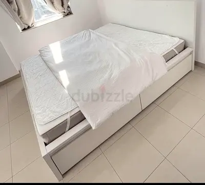 Ikea malm bed with mattress
