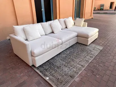high Quality Crate And Barrel FEATHER Filled Sofa