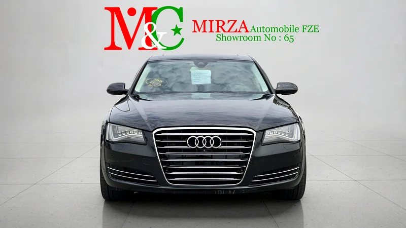 AUDI A8 - 2012 - BLACK WITH BROWN INTERIOR - CLEAN CAR FRESH JAPAN IMPORT63224791874945111