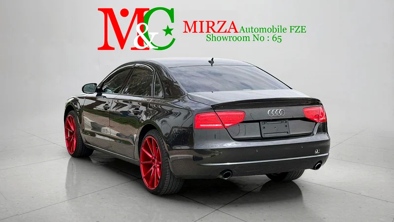 AUDI A8 - 2012 - BLACK WITH BROWN INTERIOR - CLEAN CAR FRESH JAPAN IMPORT63224791874945113